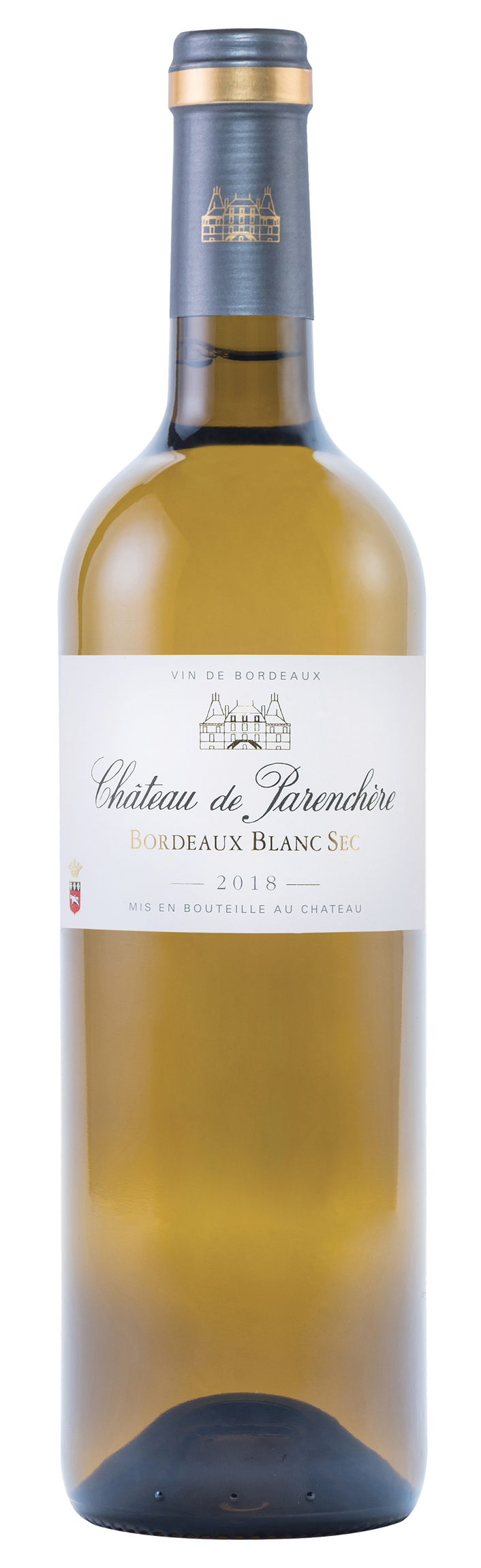 Bouteille vin vide 75 cl Bordeaux Blanche 